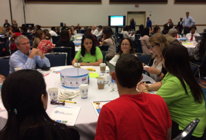 Educators, parents, and students participate in discussions on re-imagining a more engaging education process.