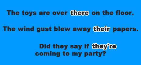 Homophone Practice List Homophone Practice List